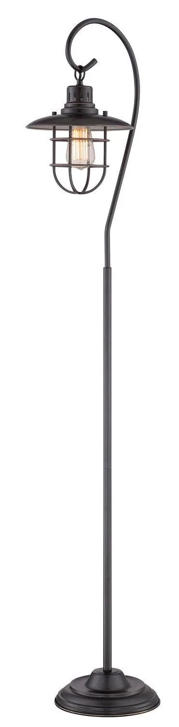 Lanterna II Floor Lamps with Dark Bronze Shade