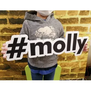 Large Custom Hashtag Signs