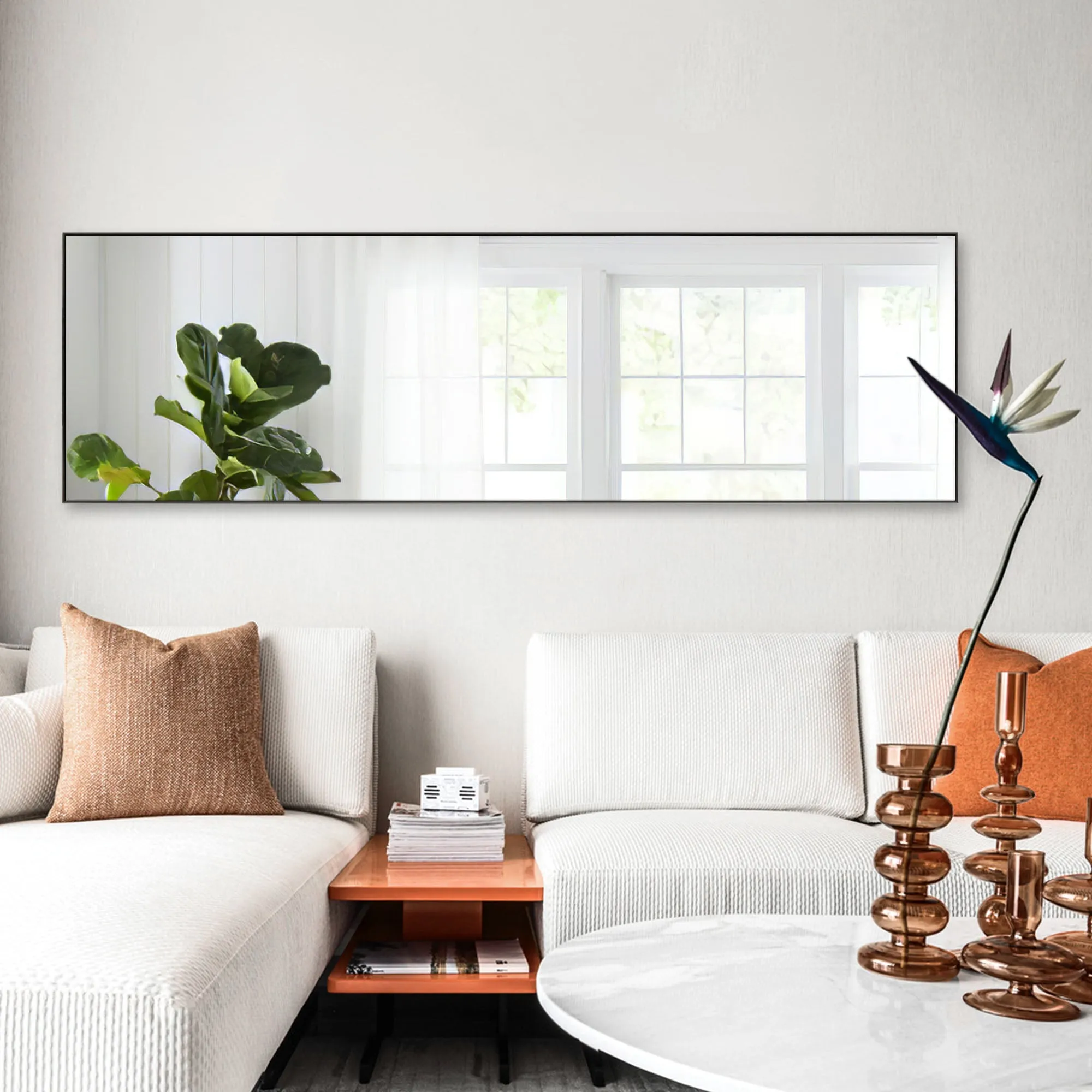 Large Rectangle Full Length Standing Mirror for Bedroom