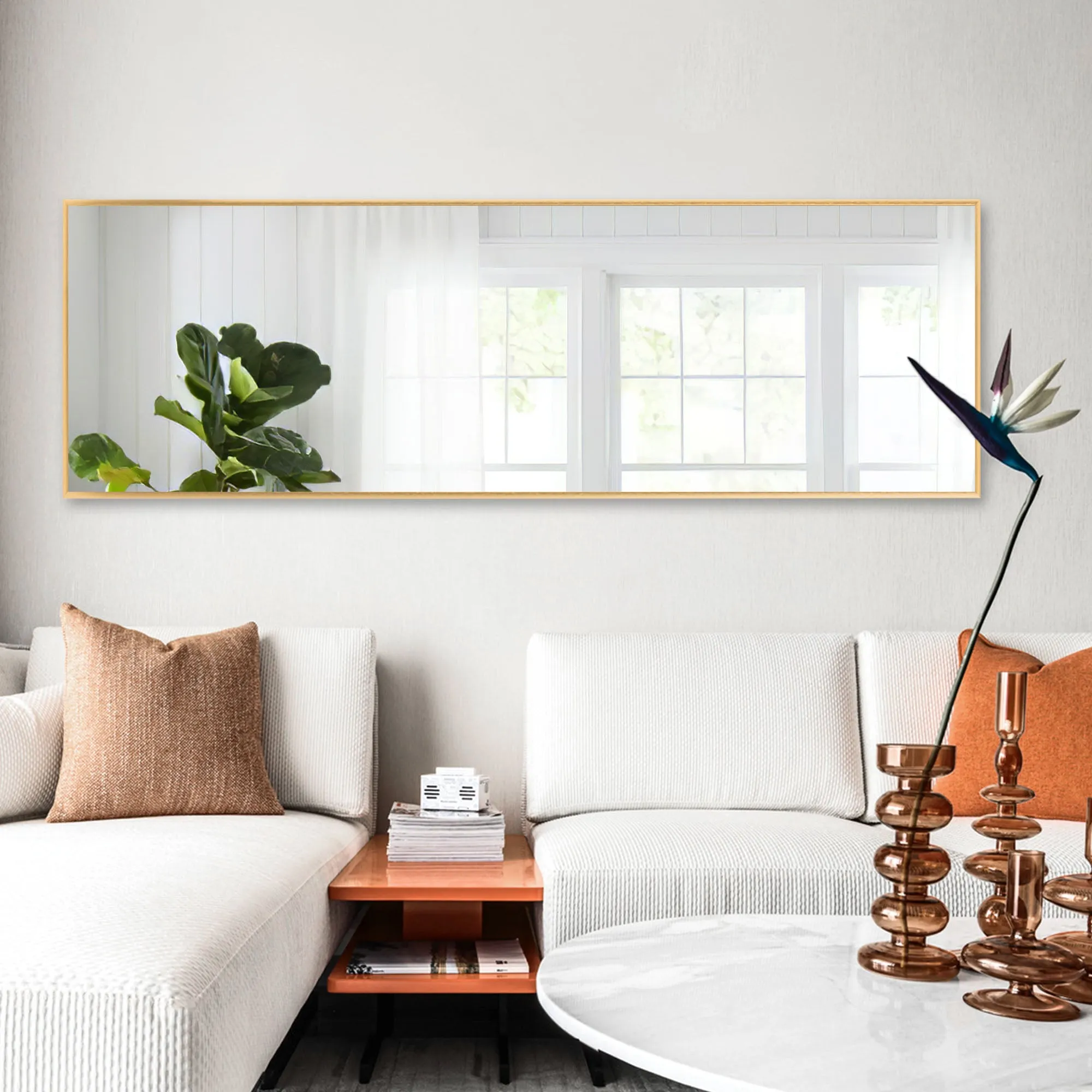 Large Rectangle Full Length Standing Mirror for Bedroom