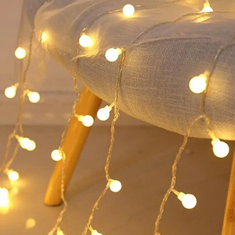 Led Ball String USB Battery String Fairy Christmas Lights