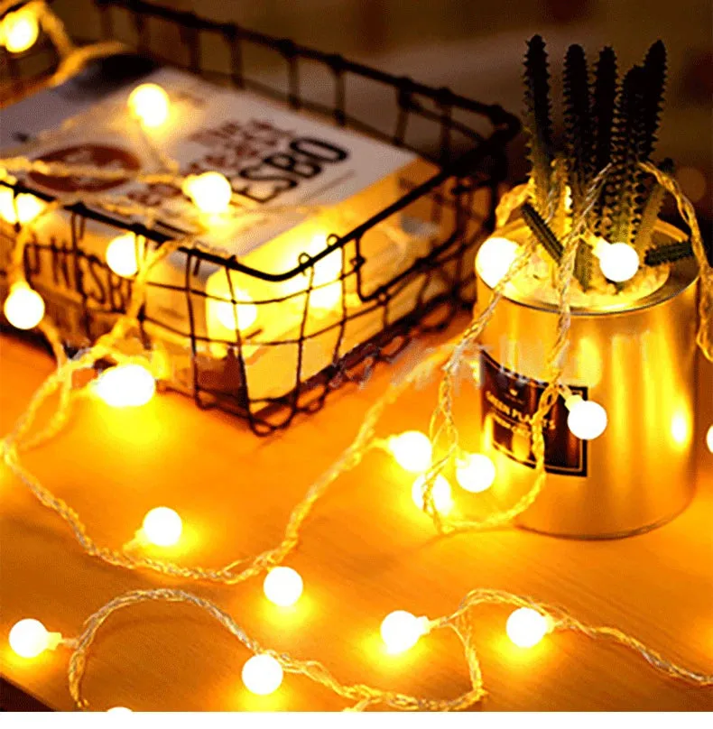 Led Ball String USB Battery String Fairy Christmas Lights
