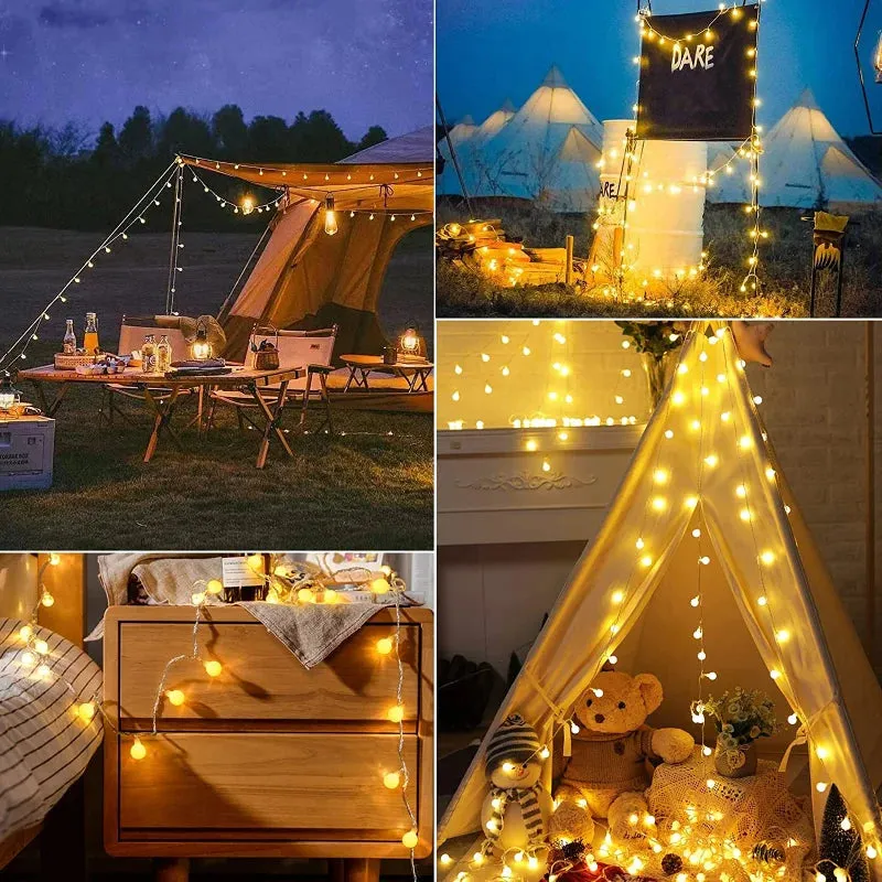 Led Ball String USB Battery String Fairy Christmas Lights