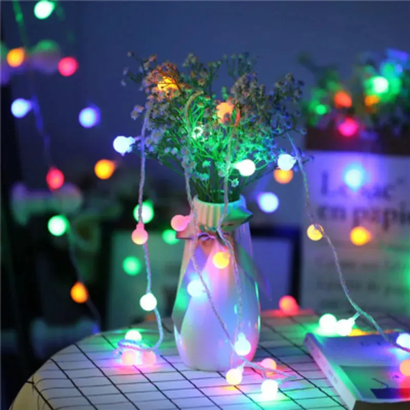Led Ball String USB Battery String Fairy Christmas Lights