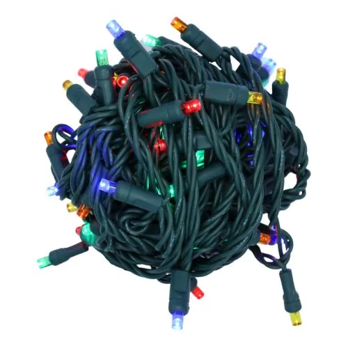 LED Coaxial Mini Lights-Multi 6″ Spacing, 50 Lights