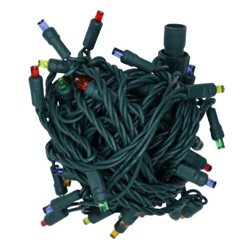 LED Coaxial Mini Lights-Multi 6″ Spacing, 50 Lights