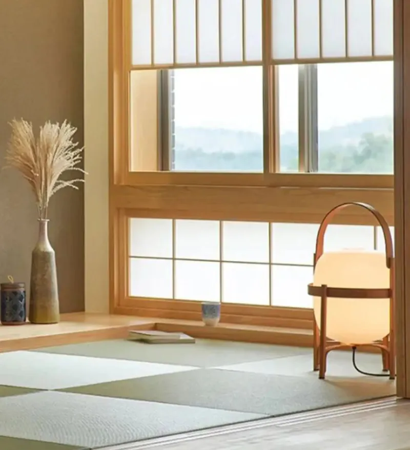 Led Desk Wooden Table Lamp