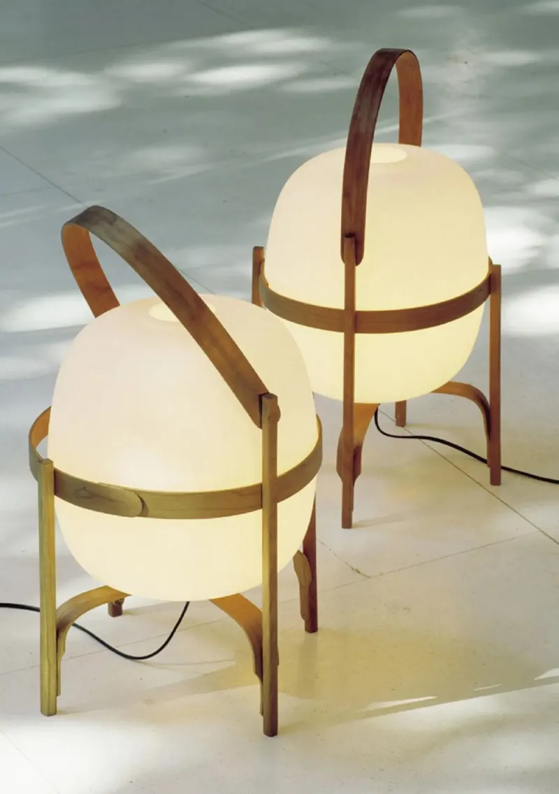 Led Desk Wooden Table Lamp
