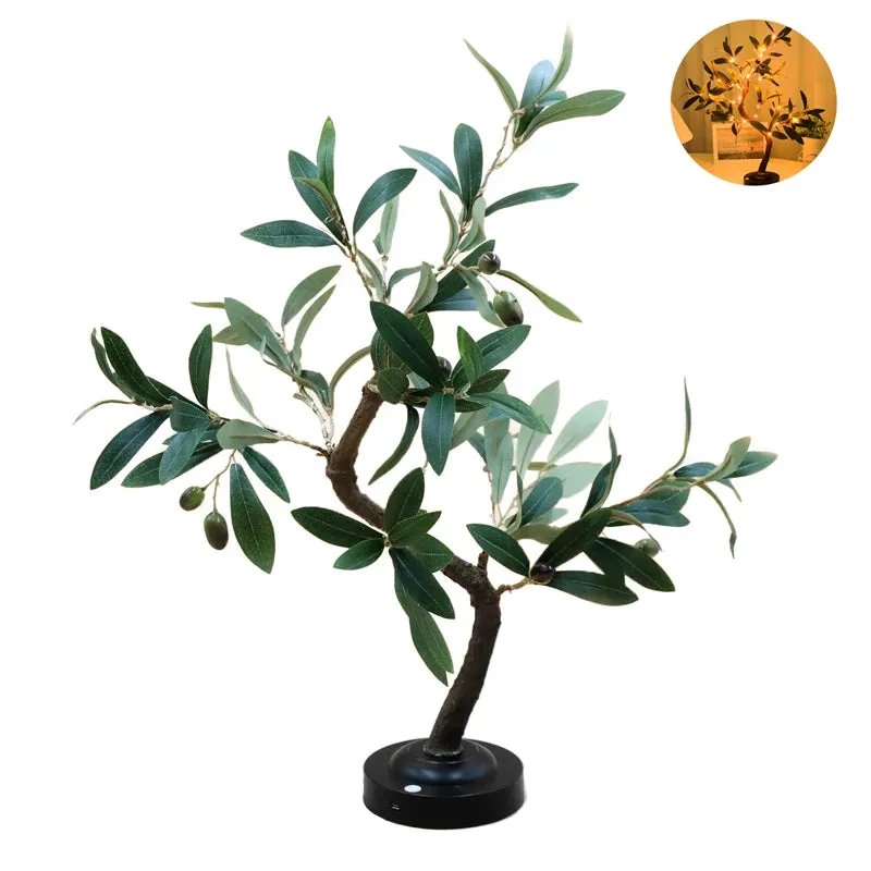 LED Tree Sheap Lights, Atmosphere Light, Table lamps, Indoor Living Room, Bedroom, Store, Summer Decoration
