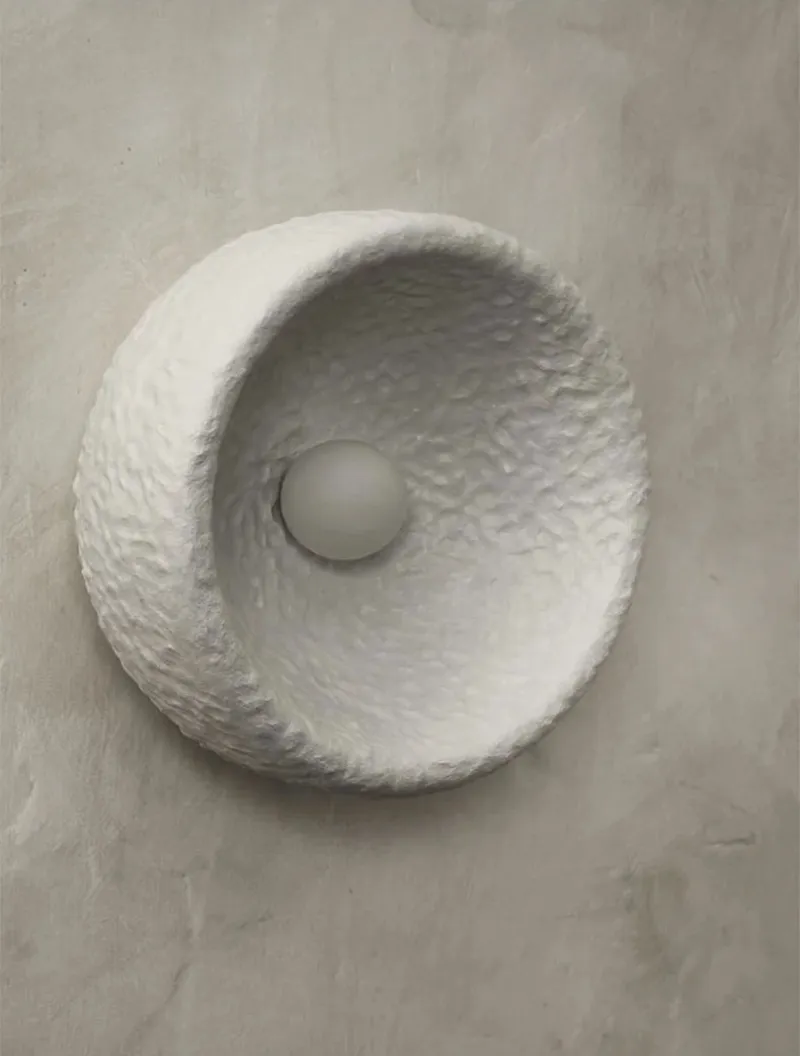 Lunar Textured Wall Sconce Set