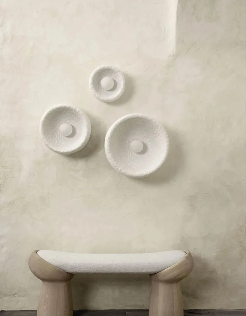 Lunar Textured Wall Sconce Set