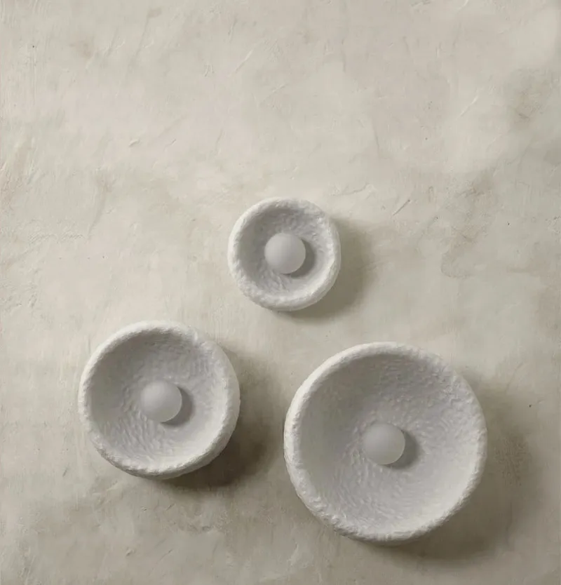 Lunar Textured Wall Sconce Set