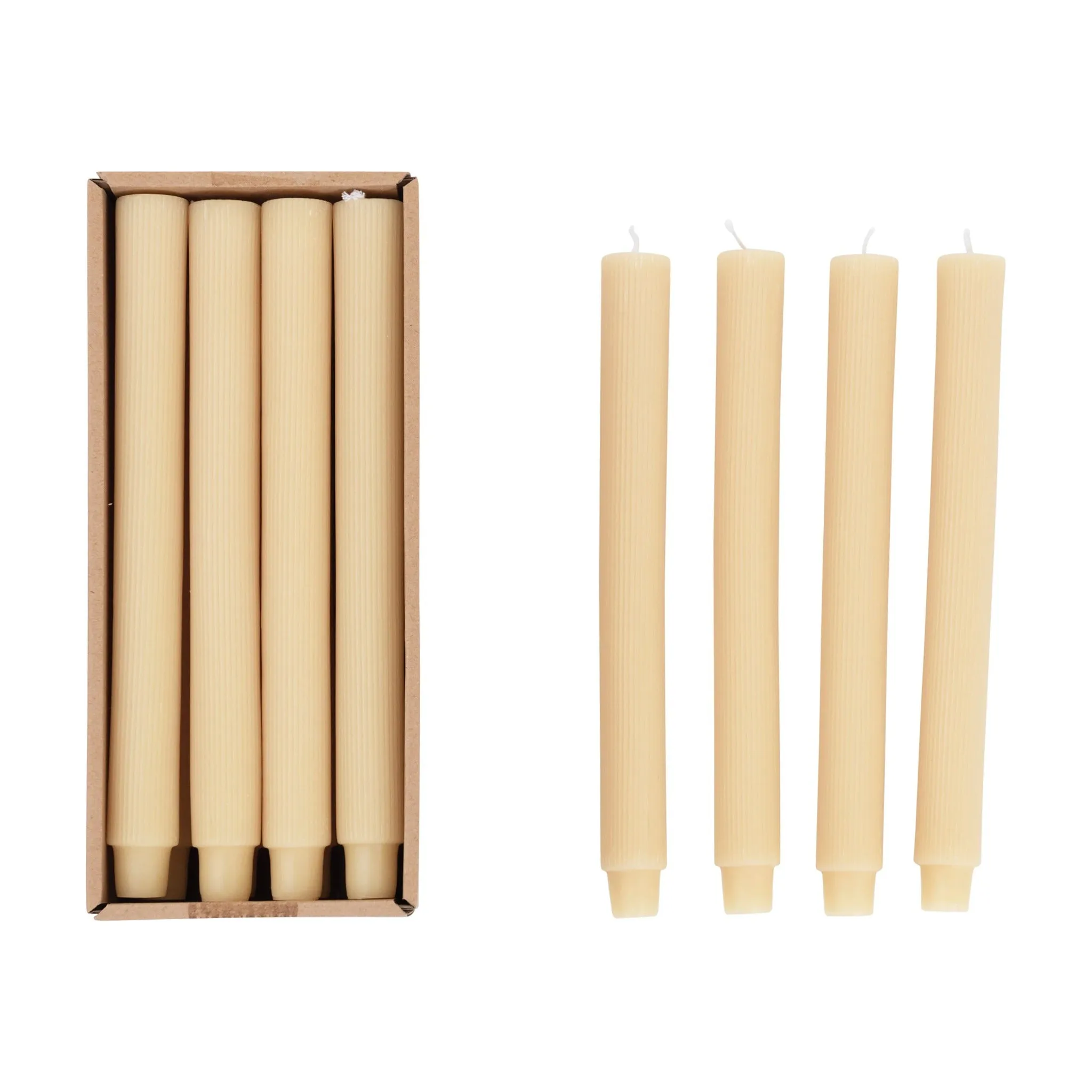 Lynn Pleated Taper Candles