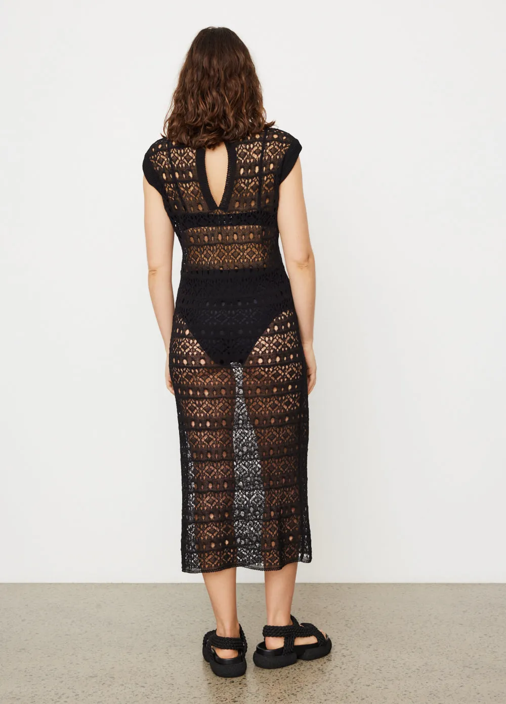Macramé Knit Dress
