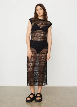Macramé Knit Dress