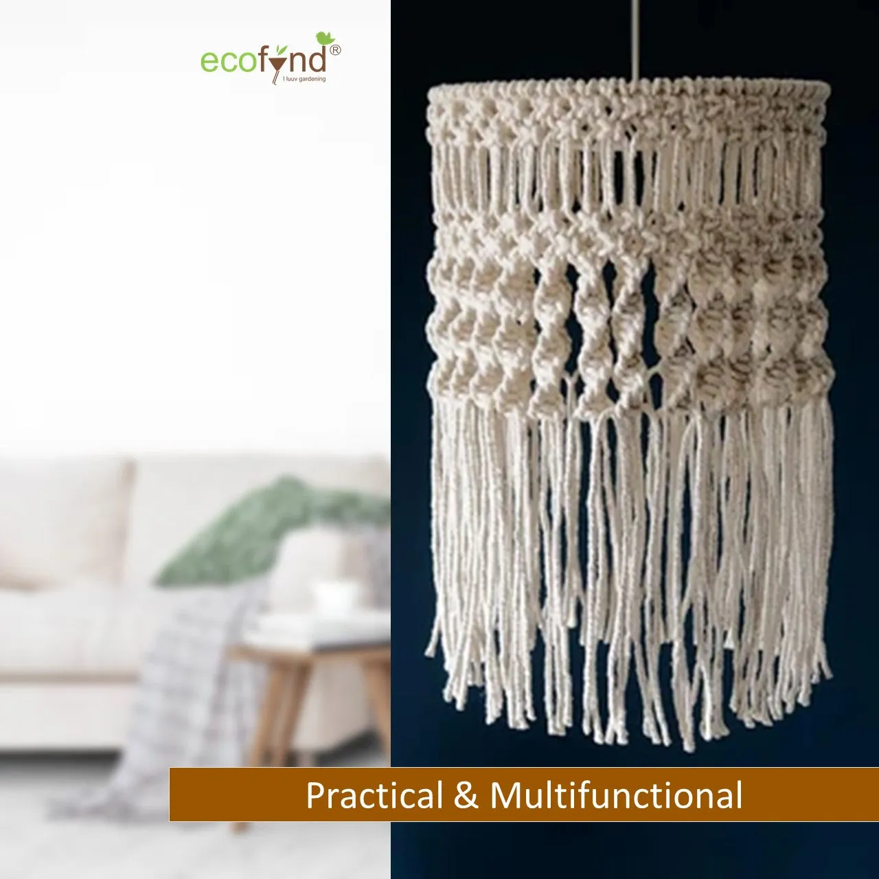 MACRAME LAMPSHADE