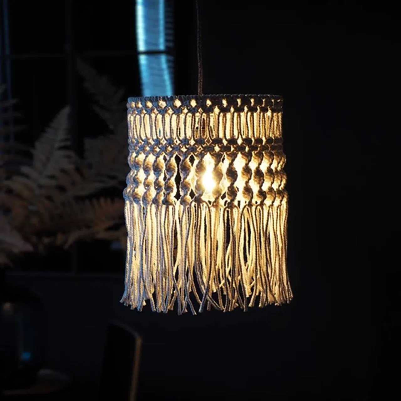 MACRAME LAMPSHADE