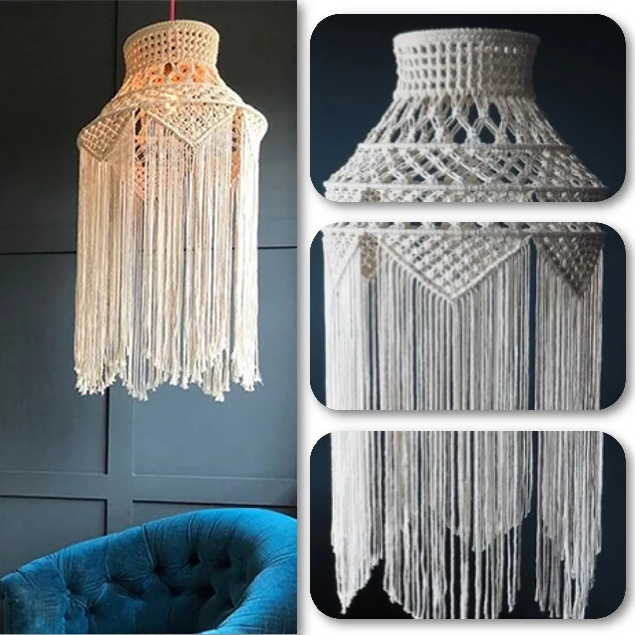 MACRAME LAMPSHADE
