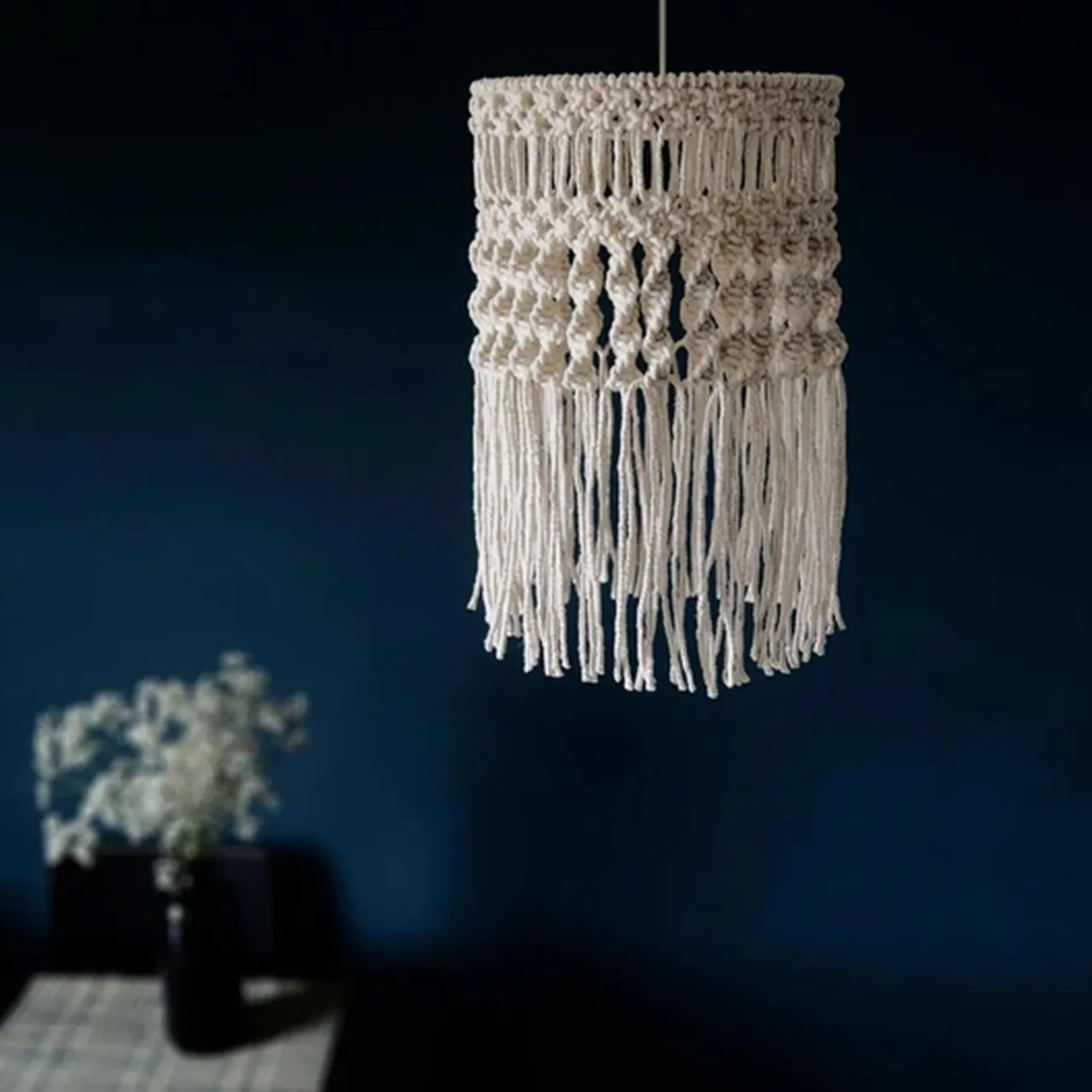 MACRAME LAMPSHADE