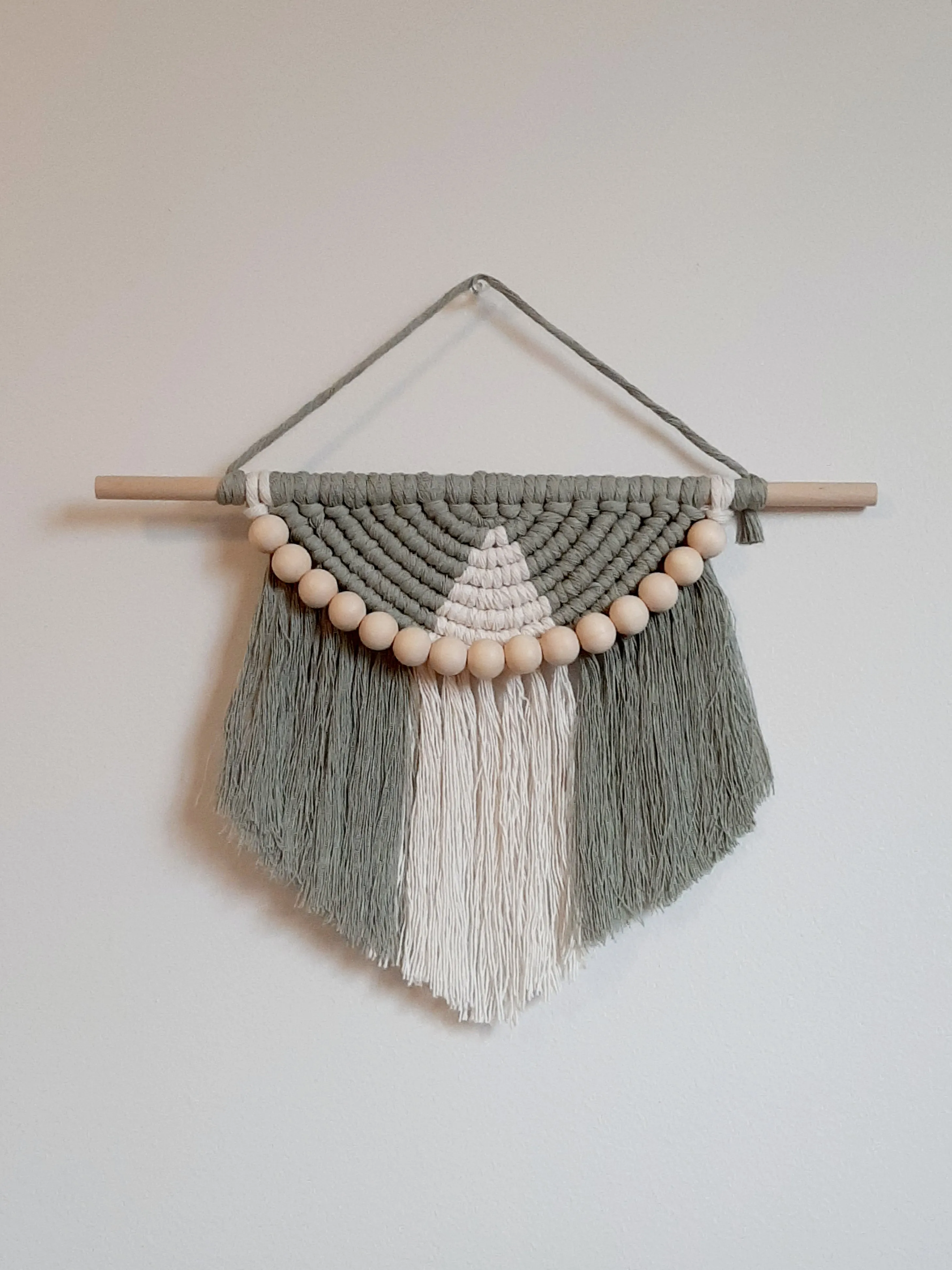 Macrame Wall Hanging -Half Moon Wall Décor - Set of 3