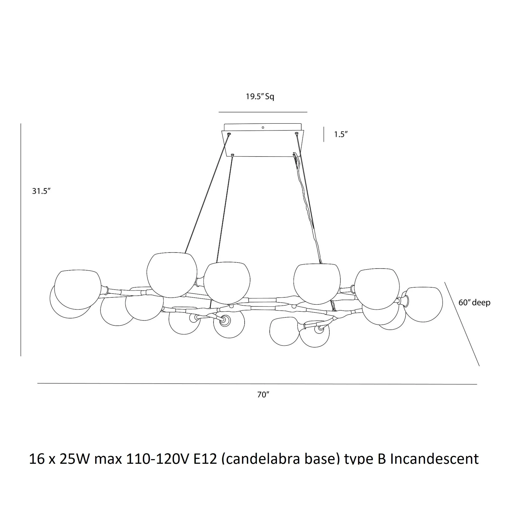 Mahowald Chandelier