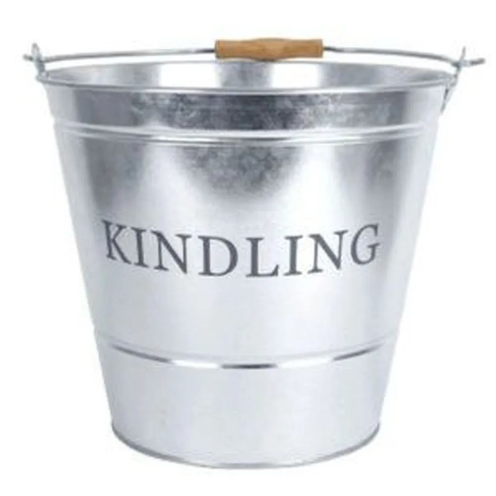 Manor 23cm Galvanised Kindling Bucket