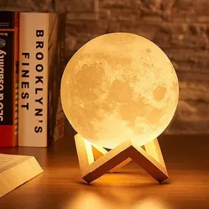 Moon Lamp 3D Multicolor