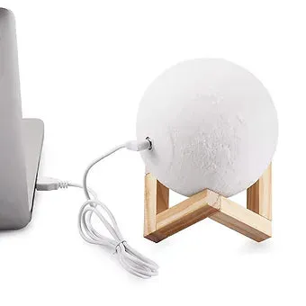 Moon Lamp 3D Multicolor