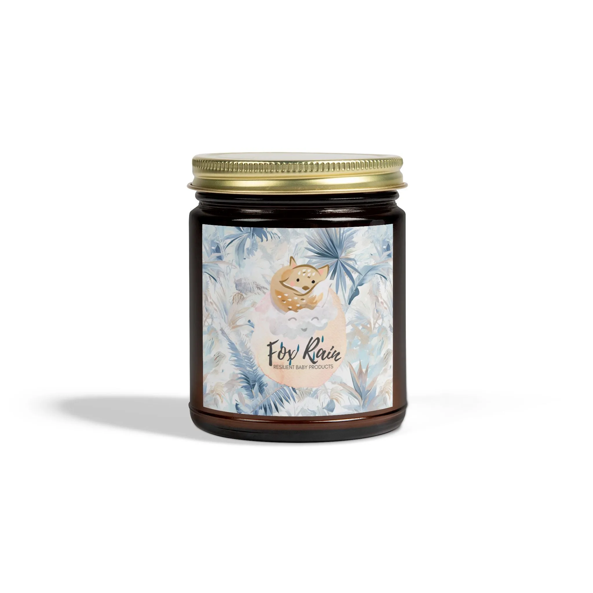 Neutral Toile Tropic- Coconut Apricot Candle (USA MADE 4oz)