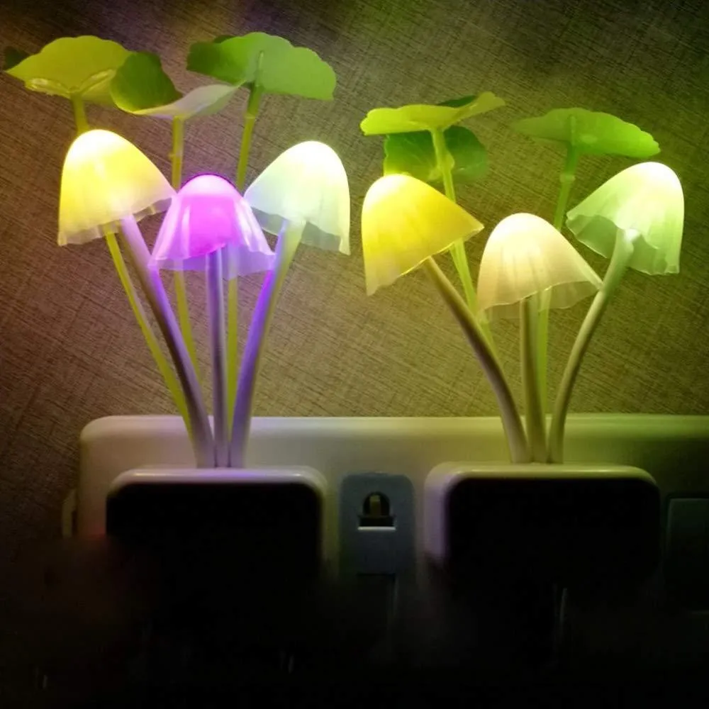 Night Light Mushroom Lamp (Colorful)