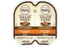 Nutro Products Perfect Portions Grain Free Cuts in Gravy Adult Wet Cat Food Chicken 24ea/2.6 oz, 24 pk