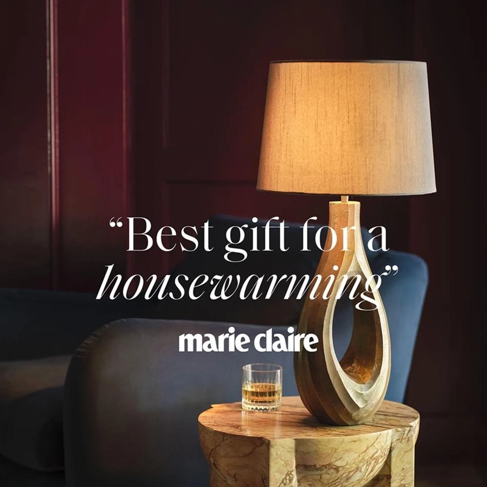 Ornate Ellipse Table Lamp - Brass