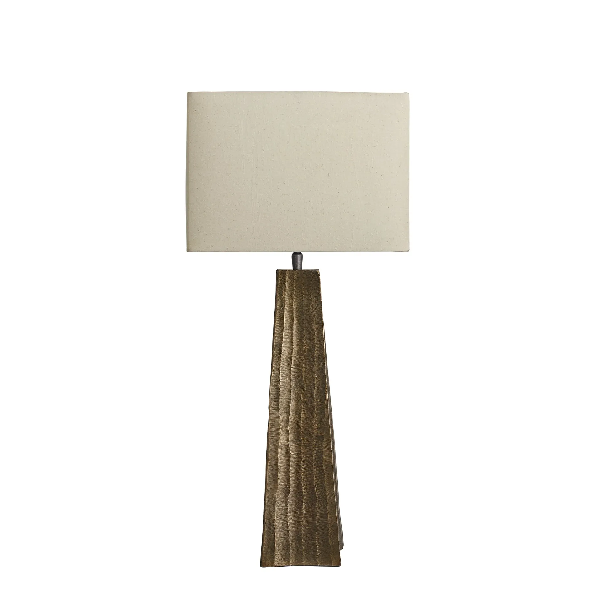 Ornate Obelisk Table Lamp - Brass