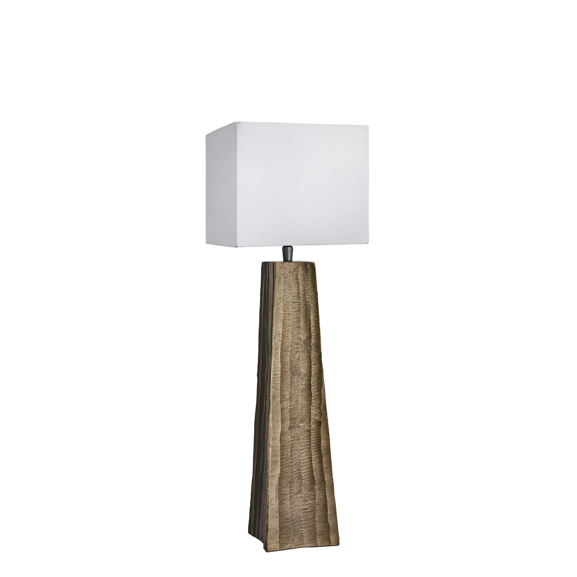 Ornate Obelisk Table Lamp - Brass