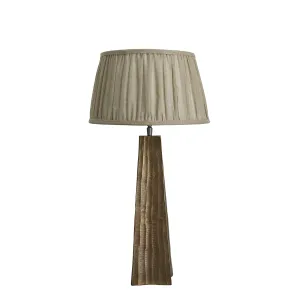 Ornate Obelisk Table Lamp - Brass