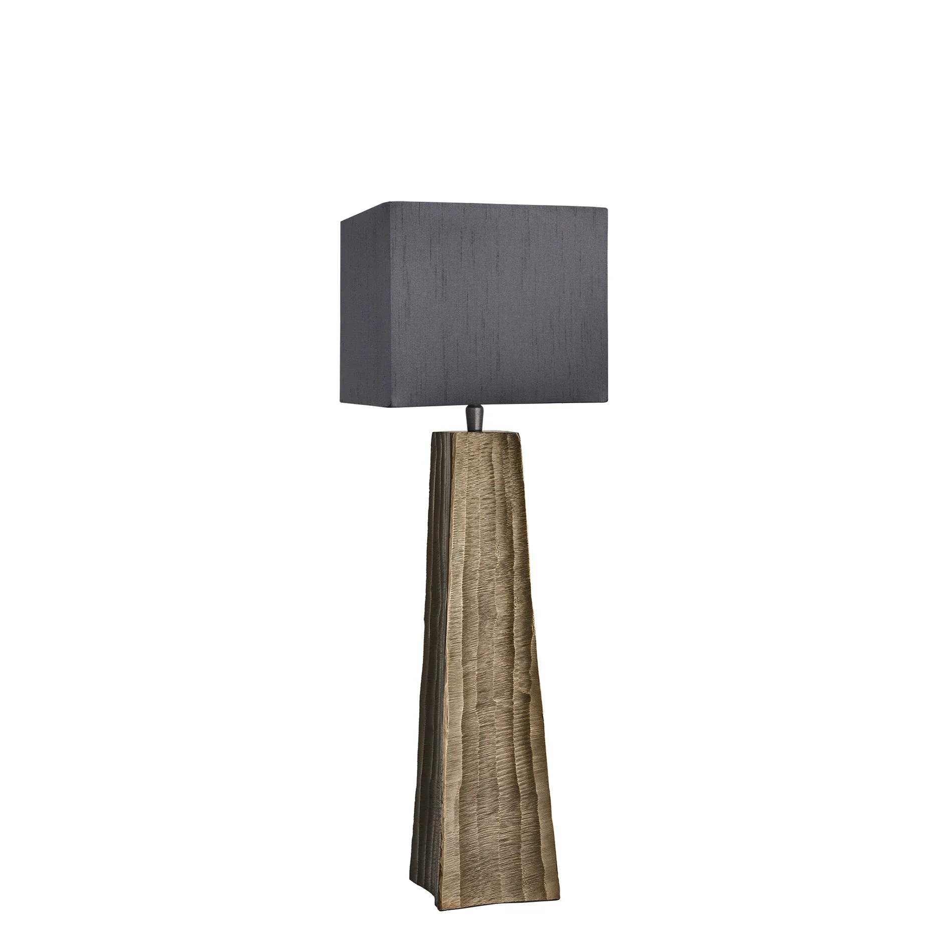 Ornate Obelisk Table Lamp - Brass