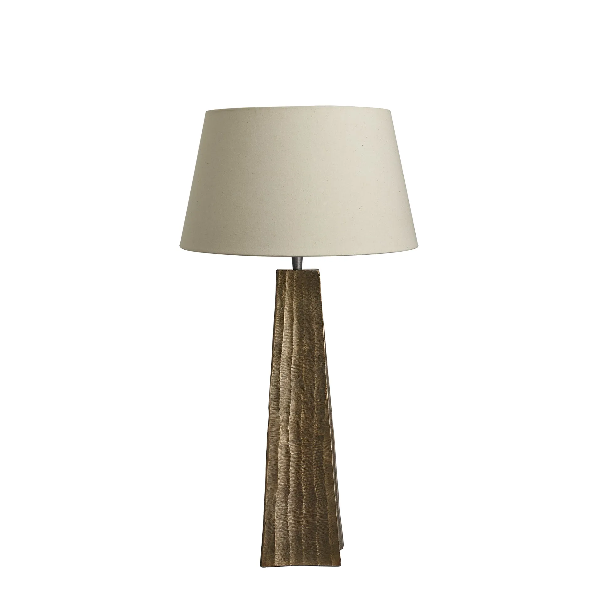 Ornate Obelisk Table Lamp - Brass