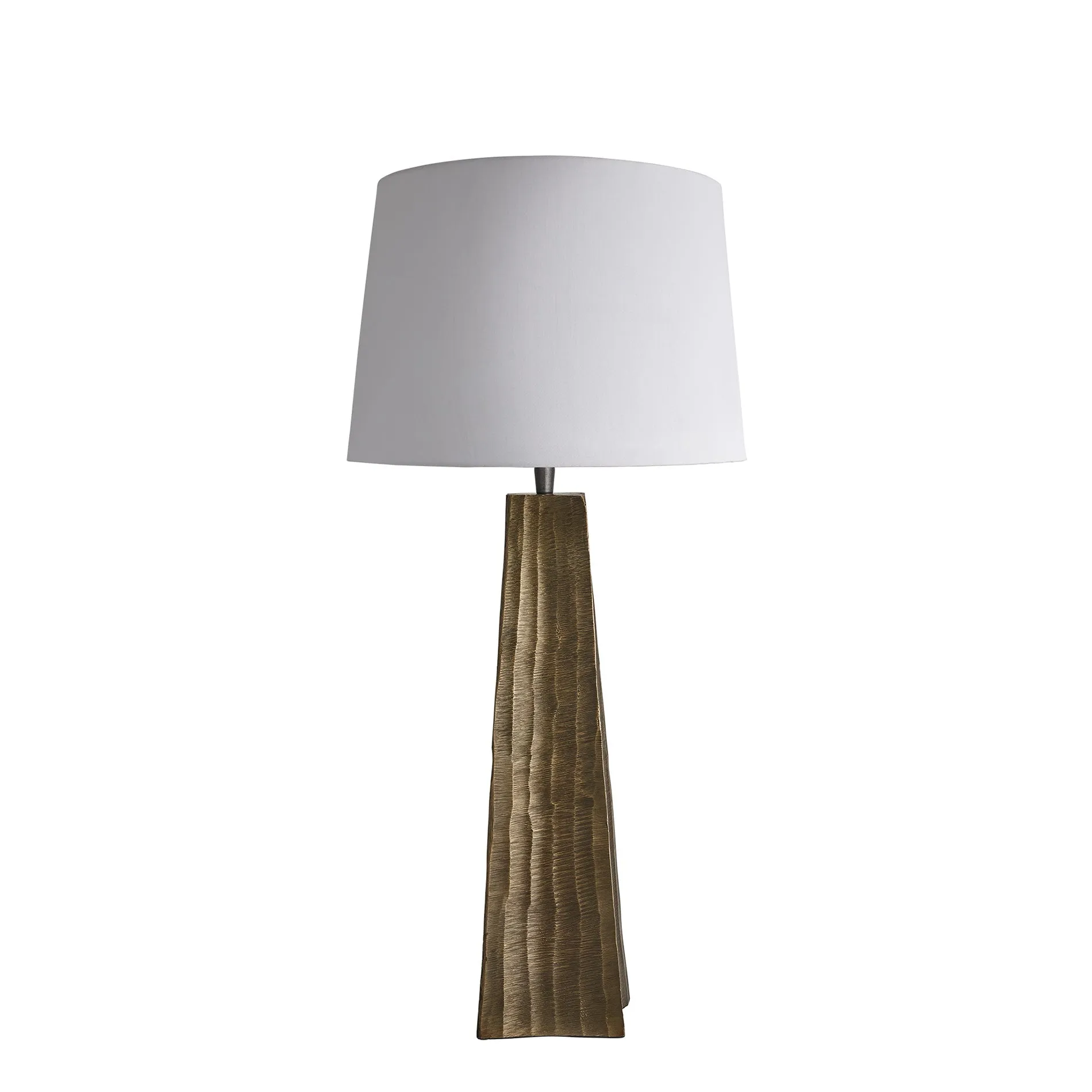 Ornate Obelisk Table Lamp - Brass