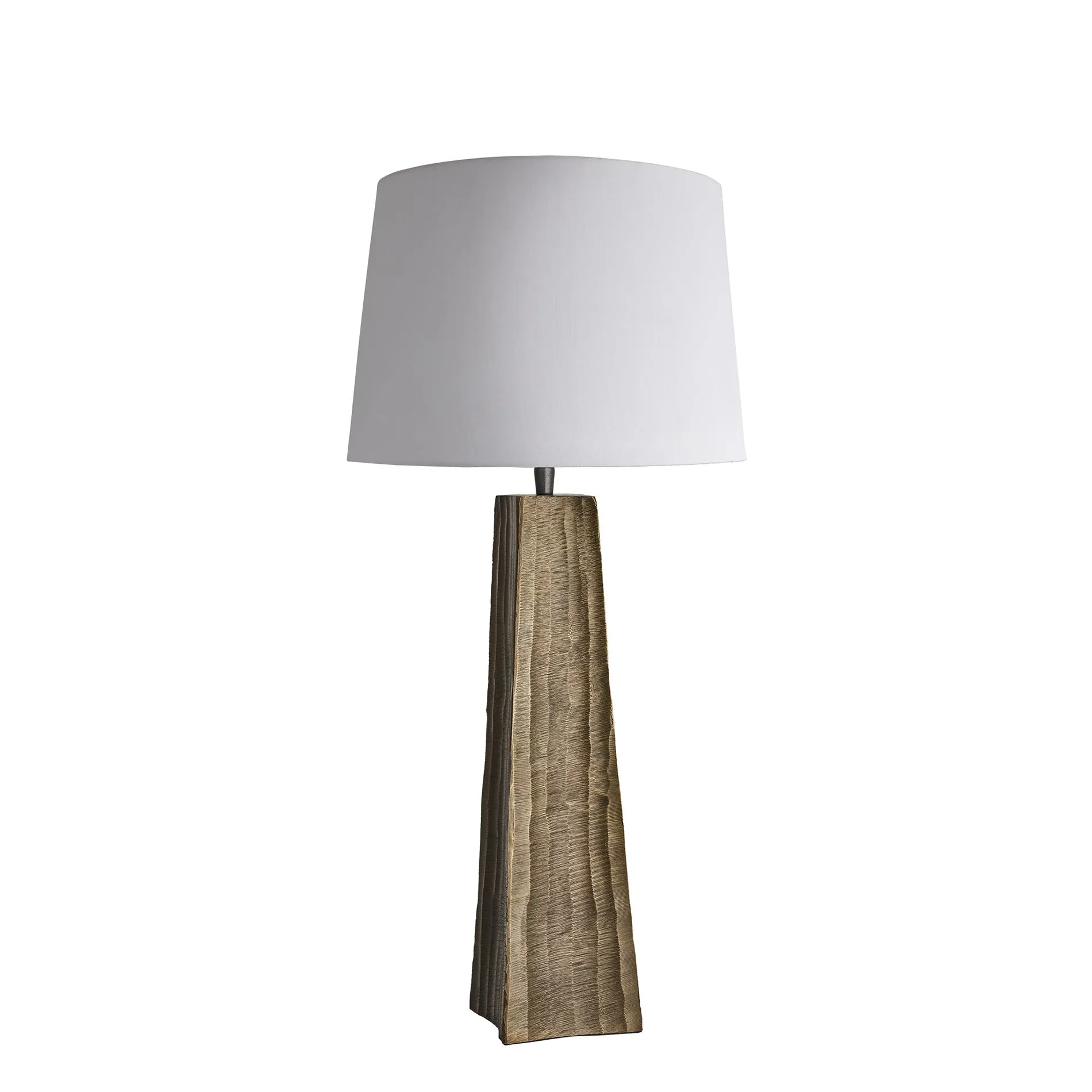 Ornate Obelisk Table Lamp - Brass