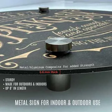 Personalized Pool and Patio Sign Make a Splash