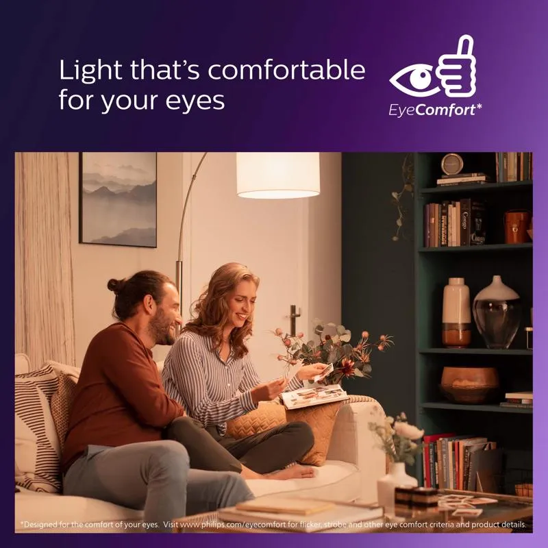 Philips BA11 E12 (Candelabra) LED Bulb Soft White 60 Watt Equivalence 3 pk