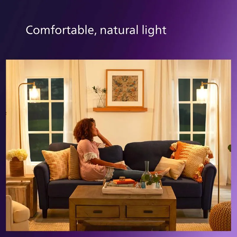 Philips BA11 E12 (Candelabra) LED Bulb Soft White 60 Watt Equivalence 3 pk