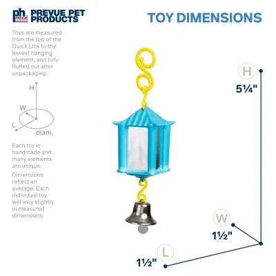 Prevue Pet Lantern Mirror Bird Toy (1 1/2" W x 5 1/4" H)