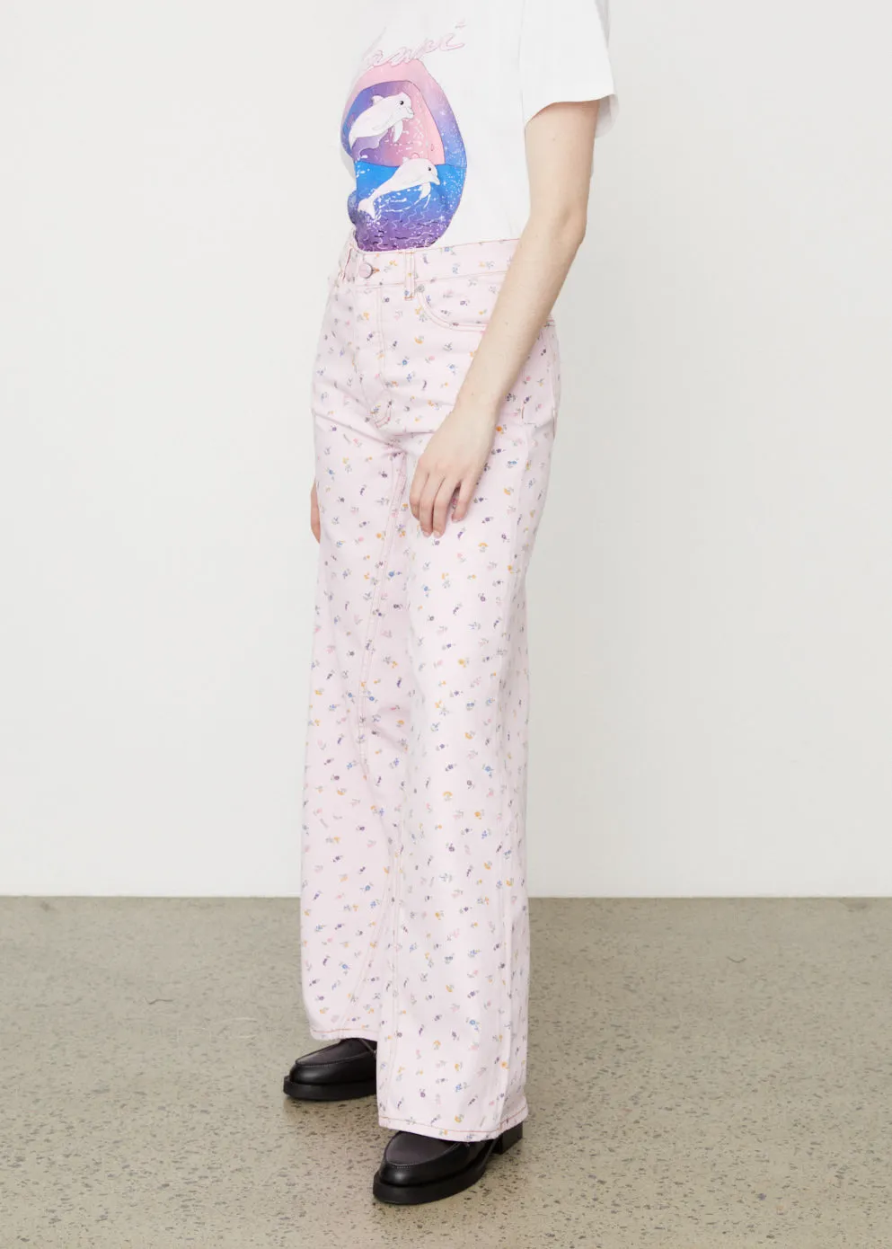 Print Denim Jozey Jeans