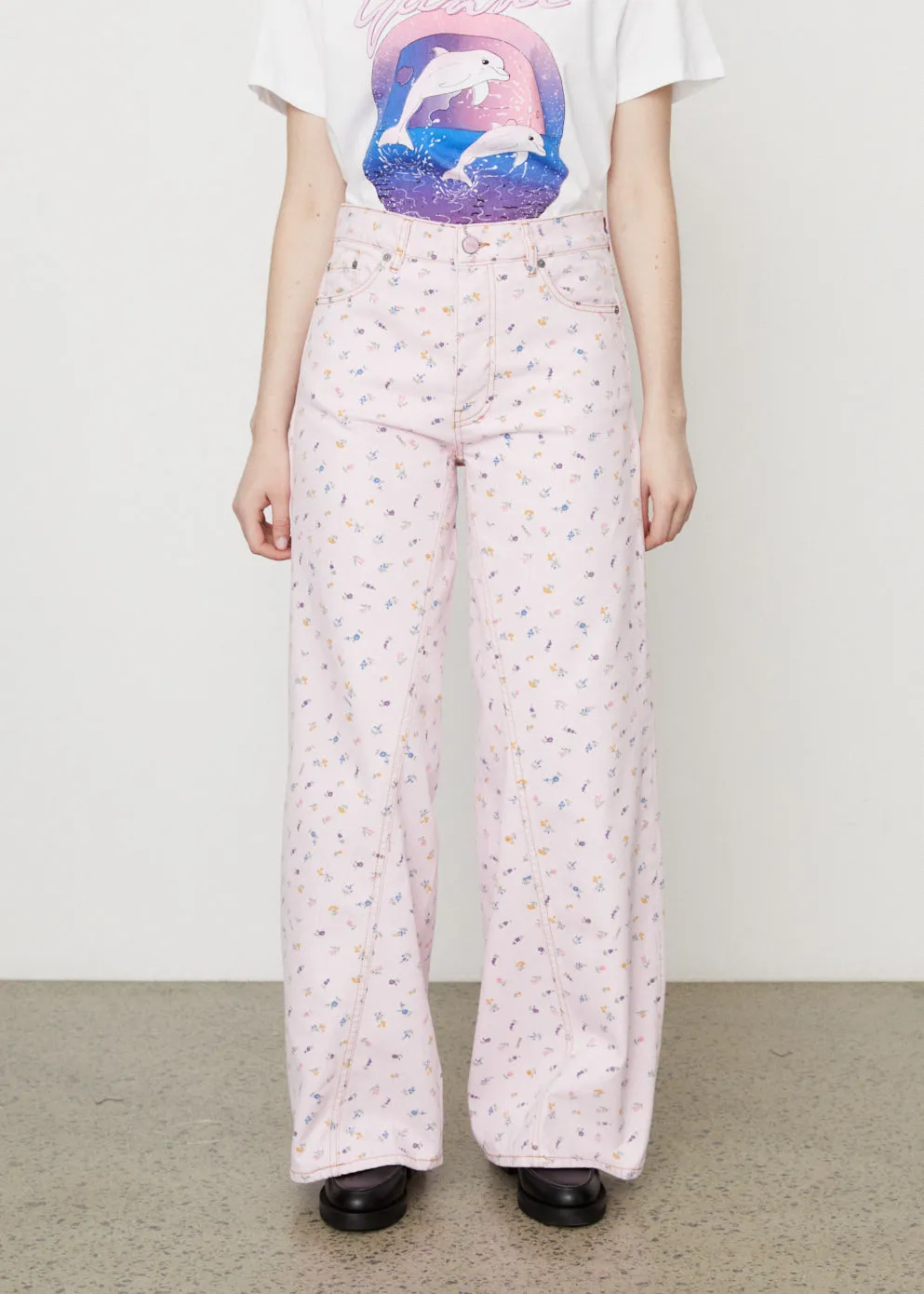 Print Denim Jozey Jeans