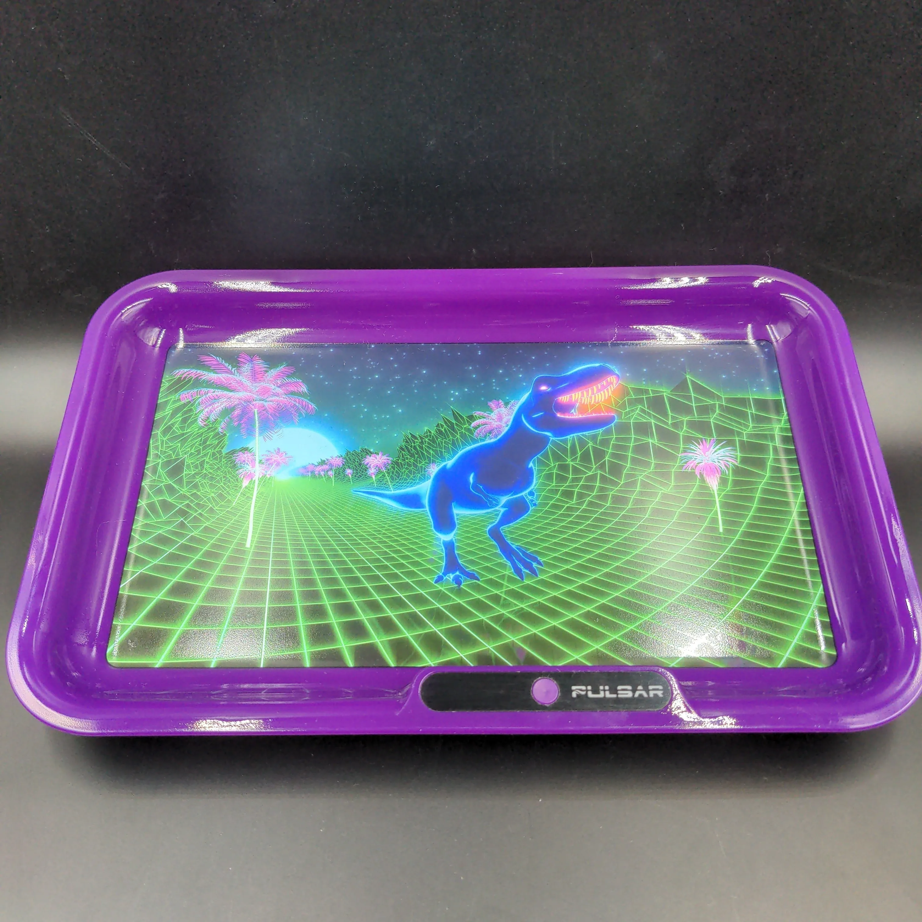 Pulsar Glow T-Rex LED Rolling Tray | 11 x 7