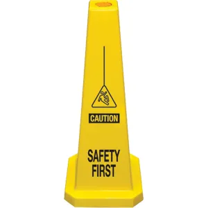 "Safety First" Lamba Traffic Cones