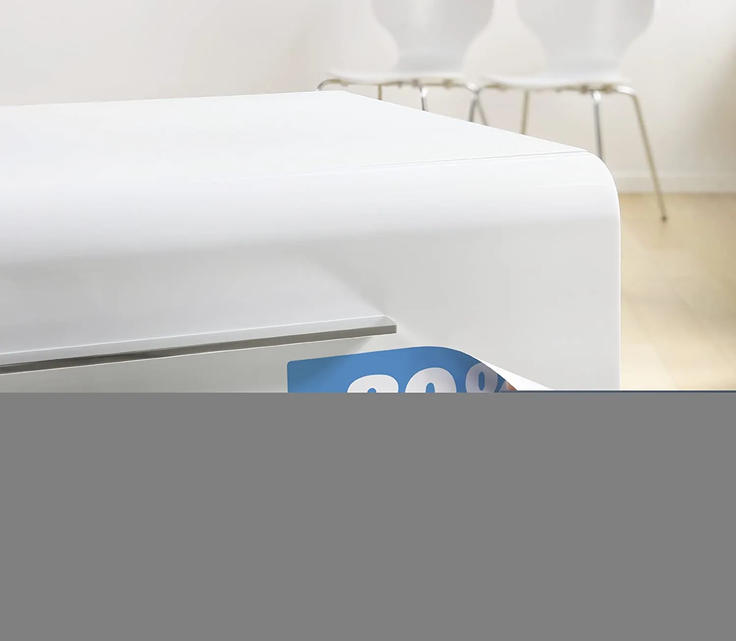 Repositional Adhesive-Free Self-Cling Signs for Laser Printers 190 x 135 mm, 2 Labels Per A4 Sheet, 10 Sheets) - White