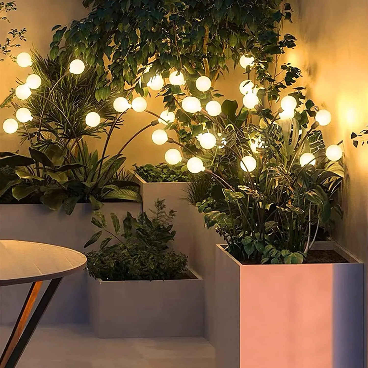 Rylan Solar Powered Firefly Lights Waterproof, Solar Starburst Swaying Lights When Wind Blows, Solar Outdoor Decor Lights for Garden, Landscape, Pathway, Yard, Deck, Patio (Pack of 2)