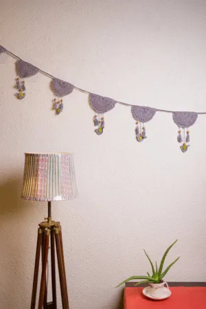 Samoolam Handmade Tassel Boho Bunting - Grey